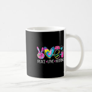 Peace Love Nursing Stethoscope Nurse Life Nurse We Coffee Mug