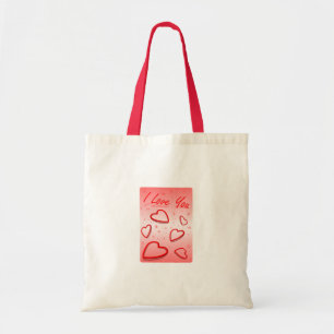 Peace Love Office Party Thanks Pattern Colourful Tote Bag