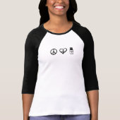 Peace, Love, Oils, T-Shirt (Front)
