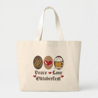 Peace Love Oktoberfest Tote Bag