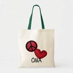 Peace Love Oma Tote Bag