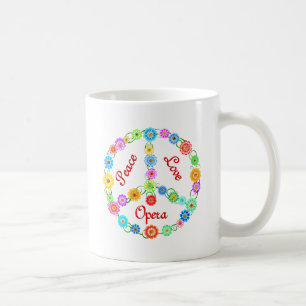 Peace Love Opera Coffee Mug