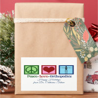 Peace Love Orthopedics Personalized Christmas