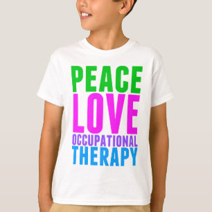 Peace Love OT Kids T-Shirt