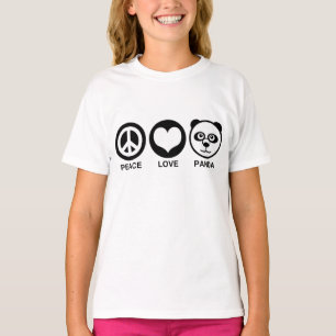 Peace Love Panda T-Shirt