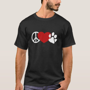 Peace-Love-Paw T-Shirt