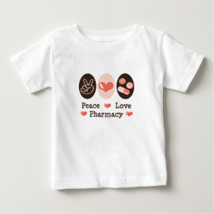 Peace Love Pharmacy Baby T shirt