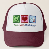 Peace Love Phlebotomy Cute Phlebotomist