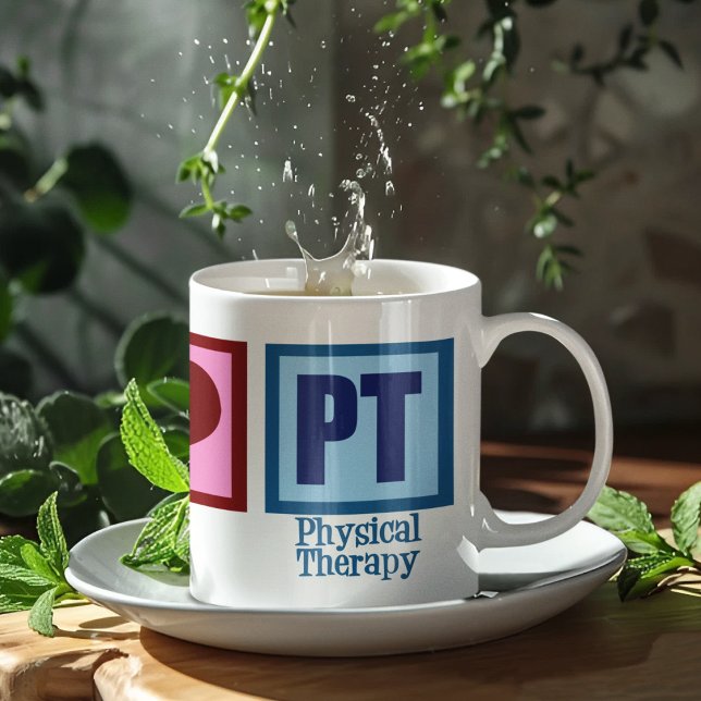 Peace Love Physical Therapist Coffee Mug (Creator Uploaded)