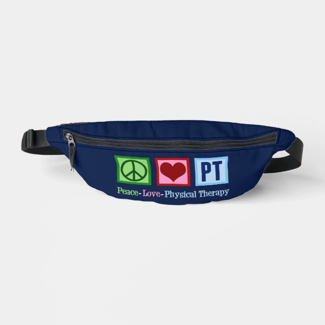 Peace Love Physical Therapy Cool PT Fanny Pack (Front)