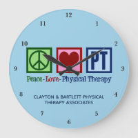 Peace Love Physical Therapy Custom PT Office Wall