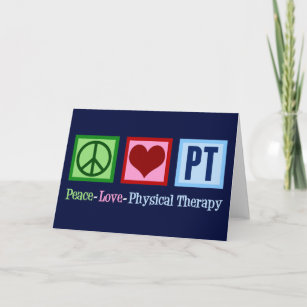 Peace Love Physical Therapy PT Card