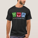 Peace Love Physical Therapy PT T-Shirt<br><div class="desc">This cool physical therapist tee features a peace sign,  heart,  and the letters PT for physical therapy.</div>