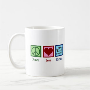 Peace Love Physics Coffee Mug