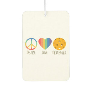 Peace Love Pickleball Air Freshener