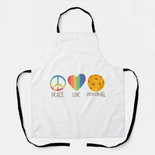 Peace Love Pickleball Apron
