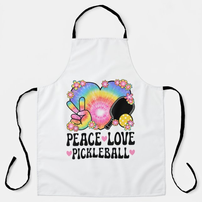 Peace Love Pickleball Apron (Front)