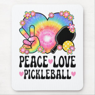 Peace Love Pickleball Mouse Pad