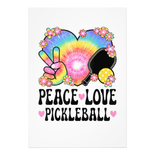 Peace Love Pickleball Photo Print