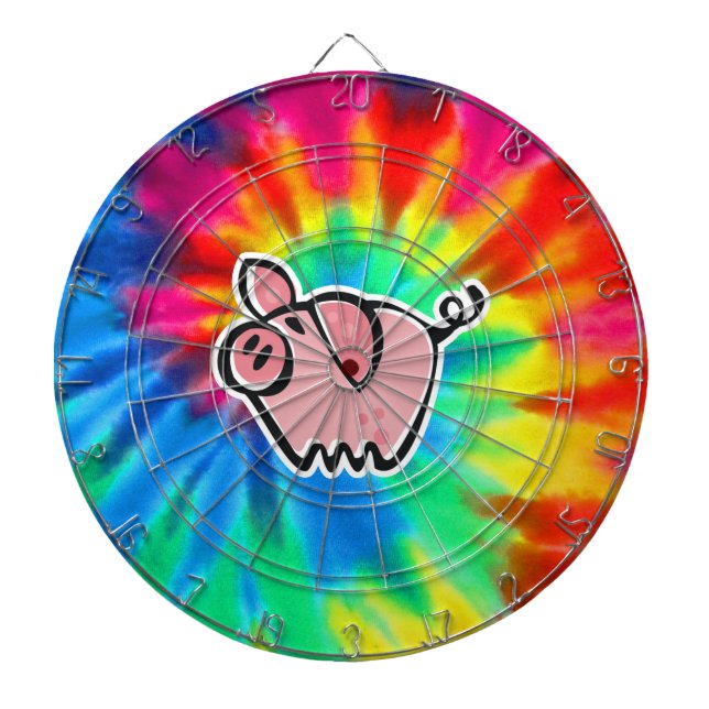 Peace, Love, Pigs Dartboard (Front)
