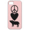 Peace Love Pigs iPhone 5 barely there Case