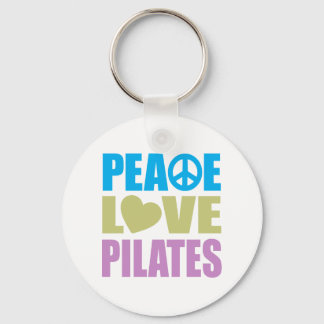 Peace Love Pilates Keychain