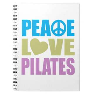Peace Love Pilates Notebook