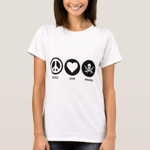 Peace Love Pirates T-Shirt