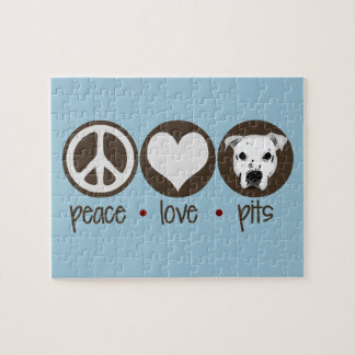 Peace Love Pits Jigsaw Puzzle