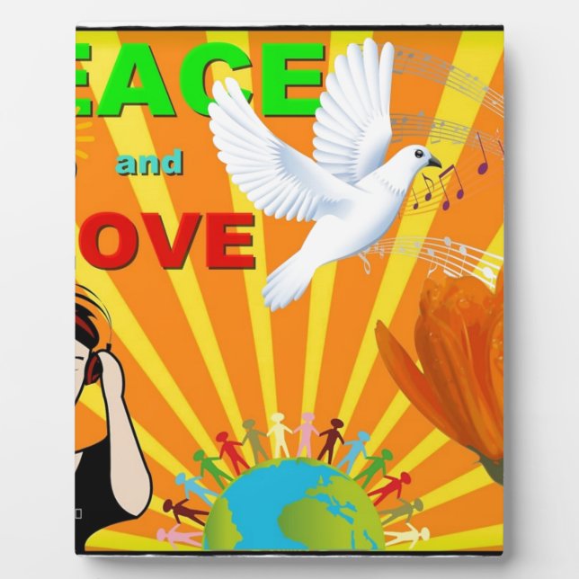 Peace & Love Plaque (Front)