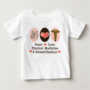 Peace Love PM&R Long Sleeve Baby T-shirt