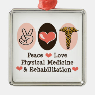 Peace Love PM&R Ornament