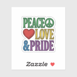 Peace Love Pride Vintage Engraving Vector Design_1