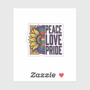 Peace Love Pride Vintage Flower Vector Shirt_1