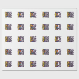 Peace Love Pride Vintage Flower Vector Shirt_1 Wrapping Paper