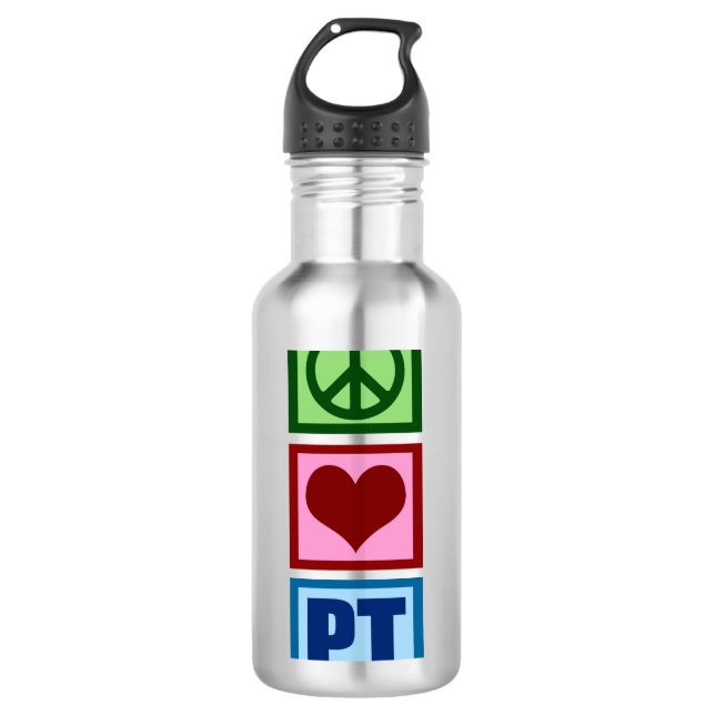 Peace Love PT 710 Ml Water Bottle (Front)