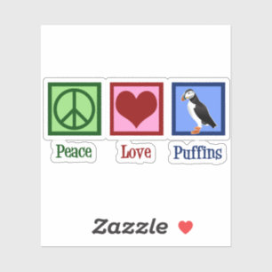 Peace Love Puffins