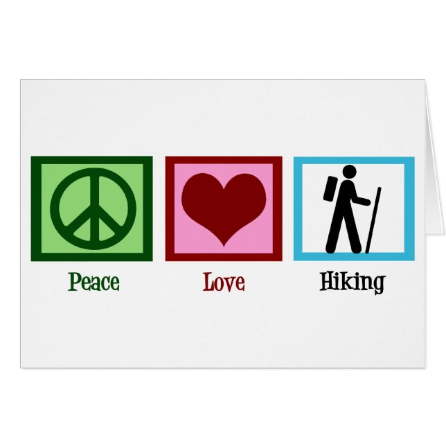 Peace Love Randonnée (Devant horizontal)