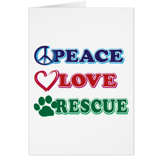 Peace Love Rescue (Front)
