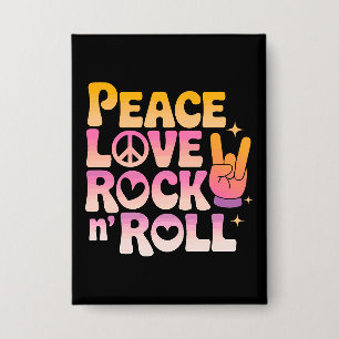 Peace Love Rock n Roll - Music-Inspired Typography