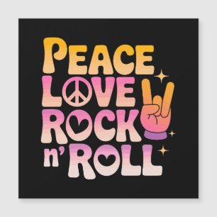 Peace Love Rock n Roll - Music-Inspired Typography