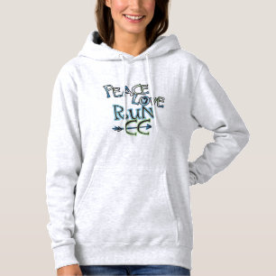 PEACE LOVE RUN CC - Cross Country Hoodie