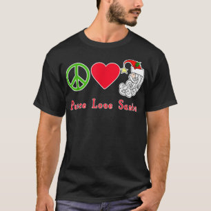 Peace Love Santa Claus HOLIDAY T-Shirt