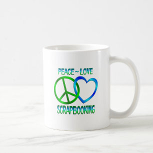 Peace Love SCRAPBOOKING Coffee Mug