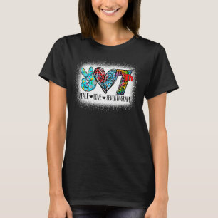 Peace Love Seventh Grade Back To School Team 7th G T-Shirt