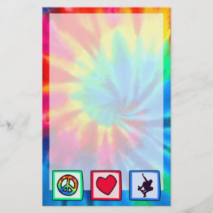 Peace, Love, Skateboarding Stationery