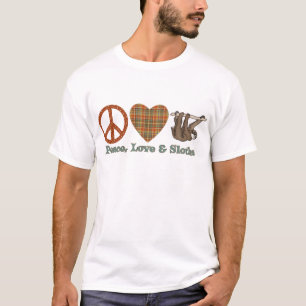 Peace, Love & Sloths T-Shirt