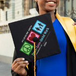 Peace Love Social Work Graduation Cap Topper<br><div class="desc">Peace Love Social Work graduate cap topper. A cute social worker graduation gift for someone graduating from social services studies at a college or university.</div>