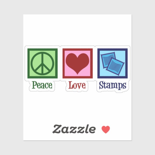 Peace Love Stamps | Stamp Collector (Sheet)