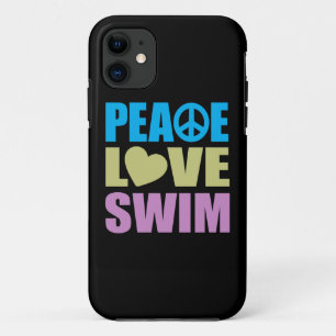 Peace Love Swim iPhone 11 Case